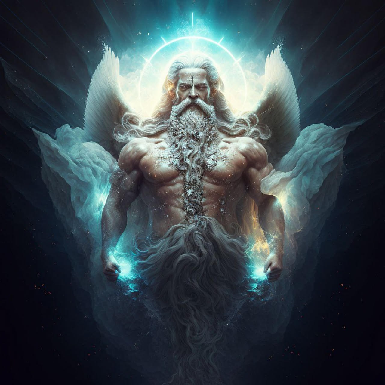Immagine di Ade, dio degli Inferi nella mitologia greca, simbolo di morte e ricchezza, con il suo regno sotterraneo.